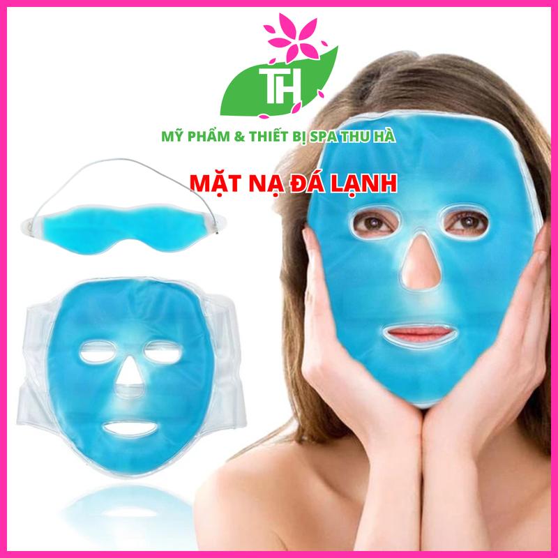 Mặt Nạ Đá Lạnh Và Mắt Đá Lạnh Dạng Gel Có Quai (Có Tách Lẻ)