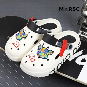 MARSC Sandal Pria Wanita Baim Bear Clog Terbaru Slip on Kodok Import Anti Slip Karet Rubber Lucu H185