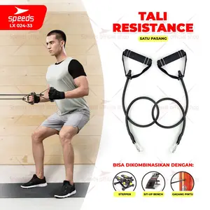 SPEEDS Tali Stretching Fitness Tali Resistance Elastis Olahraga Gym Resistance Tube Outdoor  024-33