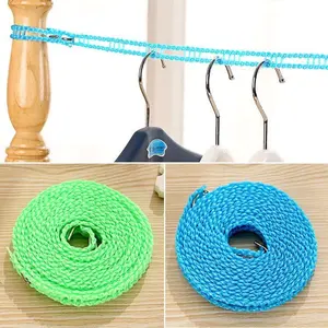 SM B-28 Gantungan Baju Tali Jemuran 3 & 5 Meter Warna Random