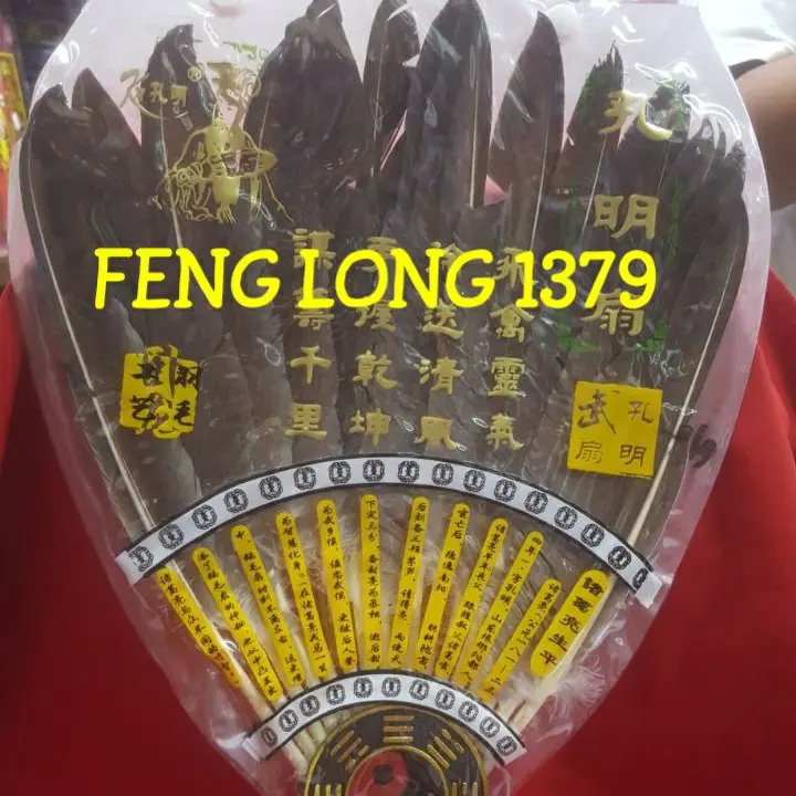 Aksesoris Pajangan Kipas Bulu Kong Ming Zhu Ge Liang