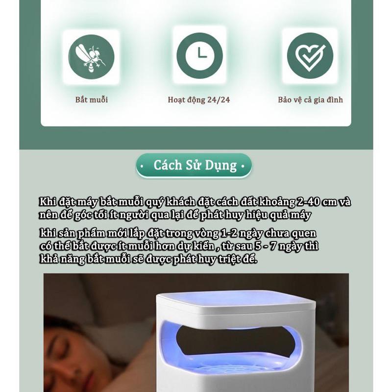 Product Introduction of [Giao hàng miễn phí] Đèn Diệt Muỗi Đèn Bắt Muỗi Công Nghệ Cao Diệt Muỗi Thông Minh Có Cổng Sạc USB Đèn Ngủ BNT 7