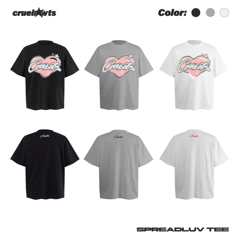 Áo thun Cruehawts Spreadluv tee / Boxy form