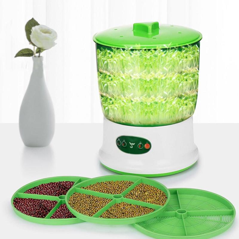 Bean Sprouts Machine Seed Sprouter Visible Large Capacity Household ...