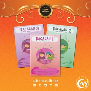 Buku Bacalah 123 | Cara Cepat Belajar Membaca Baca Untuk Anak Paud/TK/SD/RA | 16 Hal 14.5x20.5 Cm | Team Tadarus " AMM " Yogyakarta