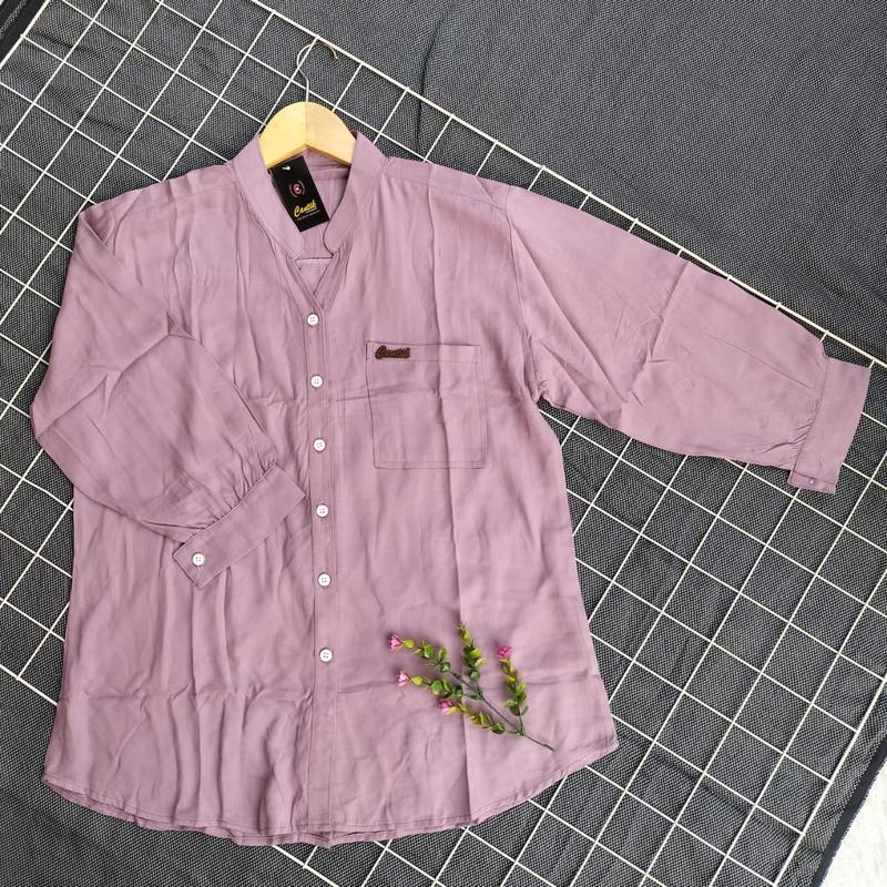 atasan wanita bahan rayon twill lengan Panjang 1