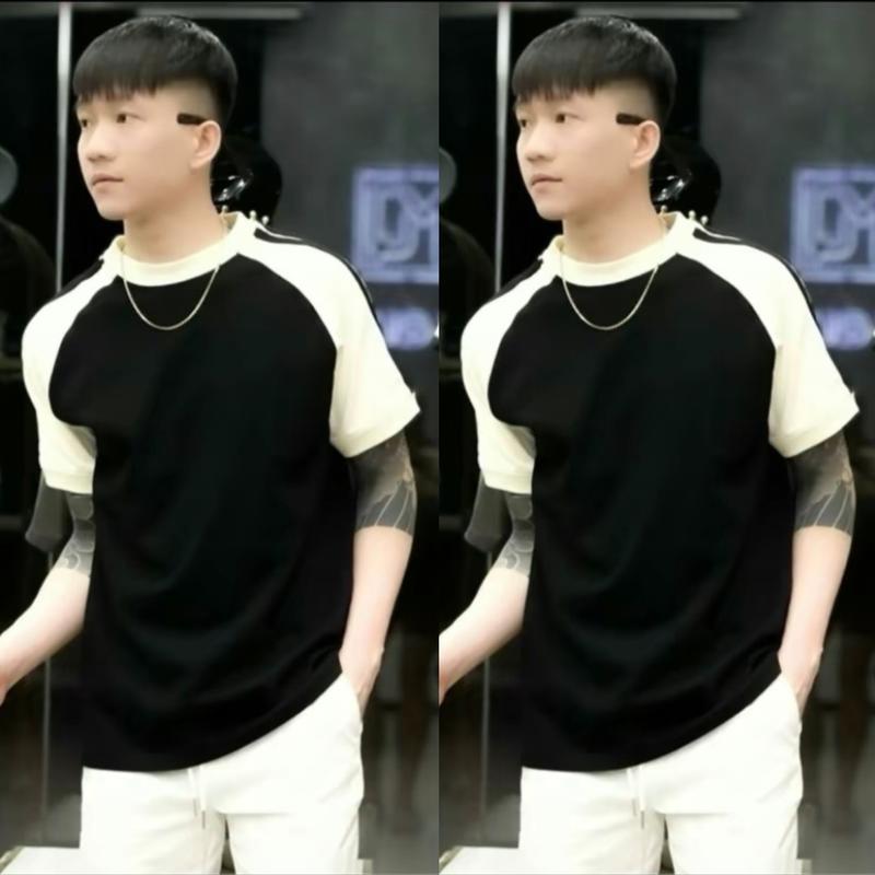 Áo thun nam nữ phối tay raglan chất cotton,vải co giãn 4 chiều cổ tròn - đen, trắng, xanh (Unisex) Menswear