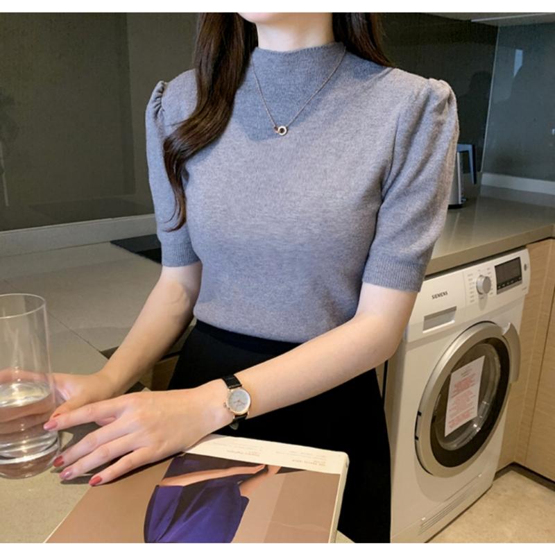 Product Introduction of Áo len tay bồng hot hittt T246 cho nữ - Nhung 17