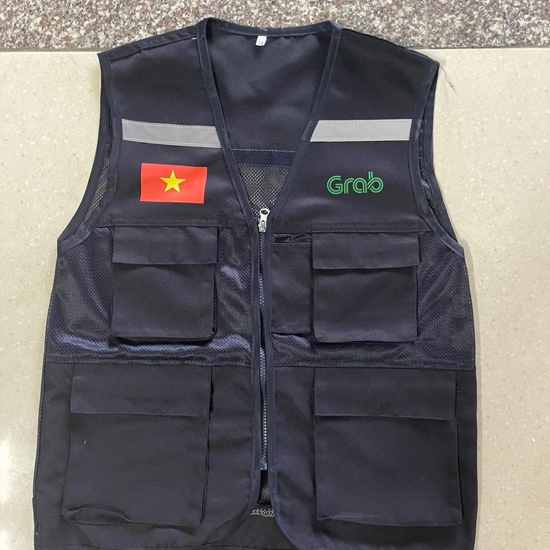 Áo khoác ghile Grap 4 túi chất vải kaki lót lưới aokhoac nam Menswear