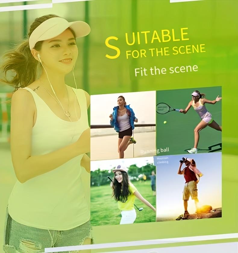 Product Introduction of Women's Sports Sun Protection Baseball Cap, Breathable Polyester Hat With Adjustable Strap For Running, Tennis, Baseball 1
