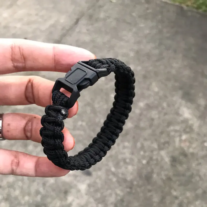 Umbrella Rope Bracelet Seven Core Umbrella Rope Woven Bracelet Outdoor Woven Rope Emergency Survival Bracelet