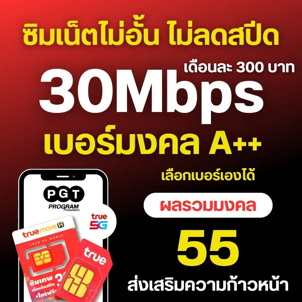 หมายเลขนำโชคส่งเสริมความเจริญรุ่งเรือง สมัครอินเทอร์เน็ตไม่จำกัด, ไม่ลดความเร็ว, มีให้เลือก 4 Mbps ถึง 100 Mbps, พร้อมโทรฟรีทุกเครือข่าย