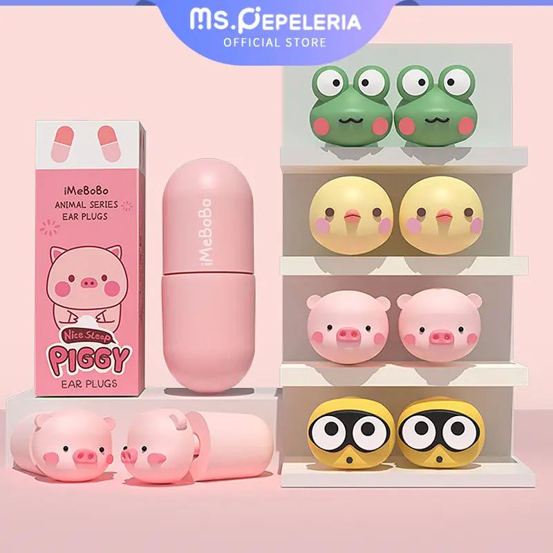 earplug/kartun penyumbat telinga/Earplugs Tidur Peredam Suara Nyaman-Ms.Pepeleria