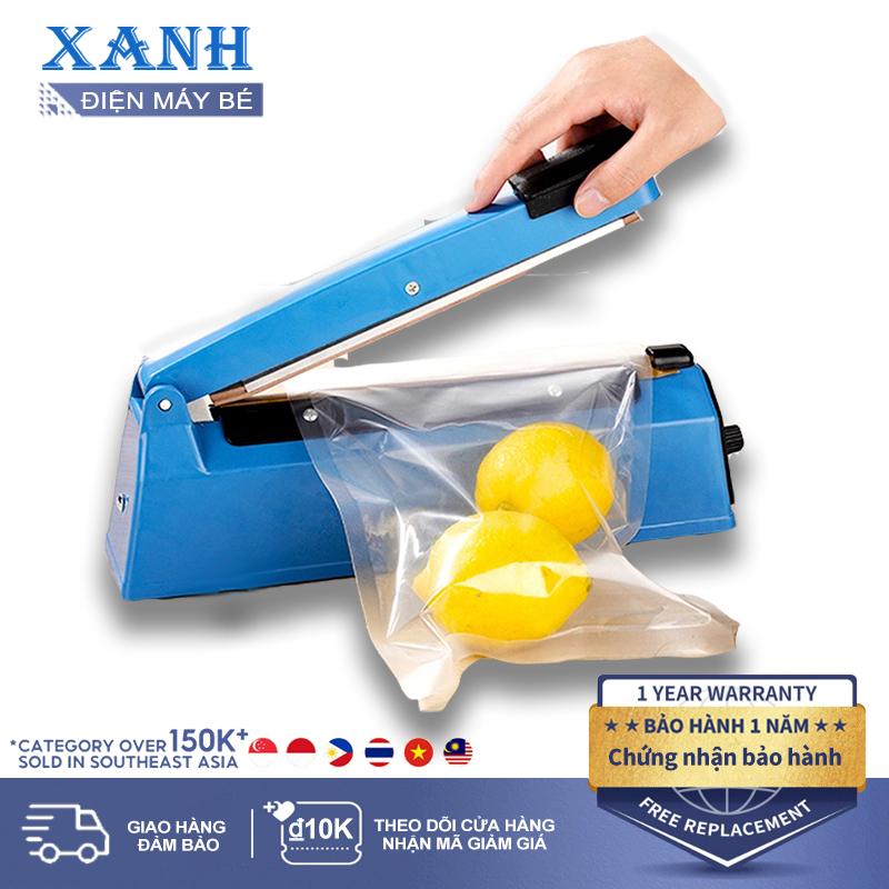 Máy hàn miệng túi nilon túi zip dập tayđể bảo quản thực phẩm, bọc sản phẩm bán hàng, cắt màng co -Hạn bảo hành 12 tháng