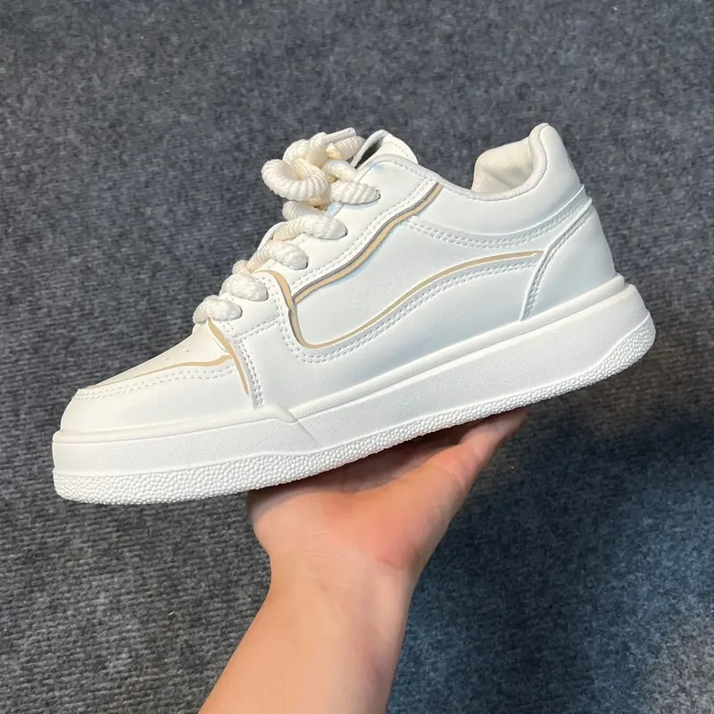 Giày Thể Thao Nam Nữ Thời Trang , Mã 025 , Đế Cao 2 Phân Nhẹ Êm , Thoáng Khí Sneaker Shoes 3