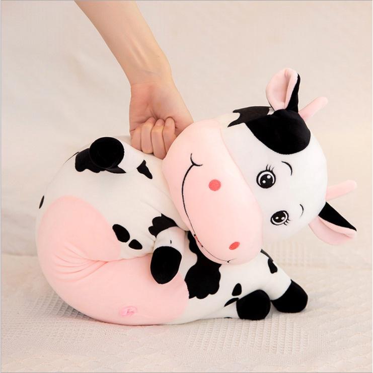Gối Ôm Gấu Bông Bò Sữa mềm mịn cao cấp, Quà Tặng cho bé, đủ size 55,75,95,115cm 5