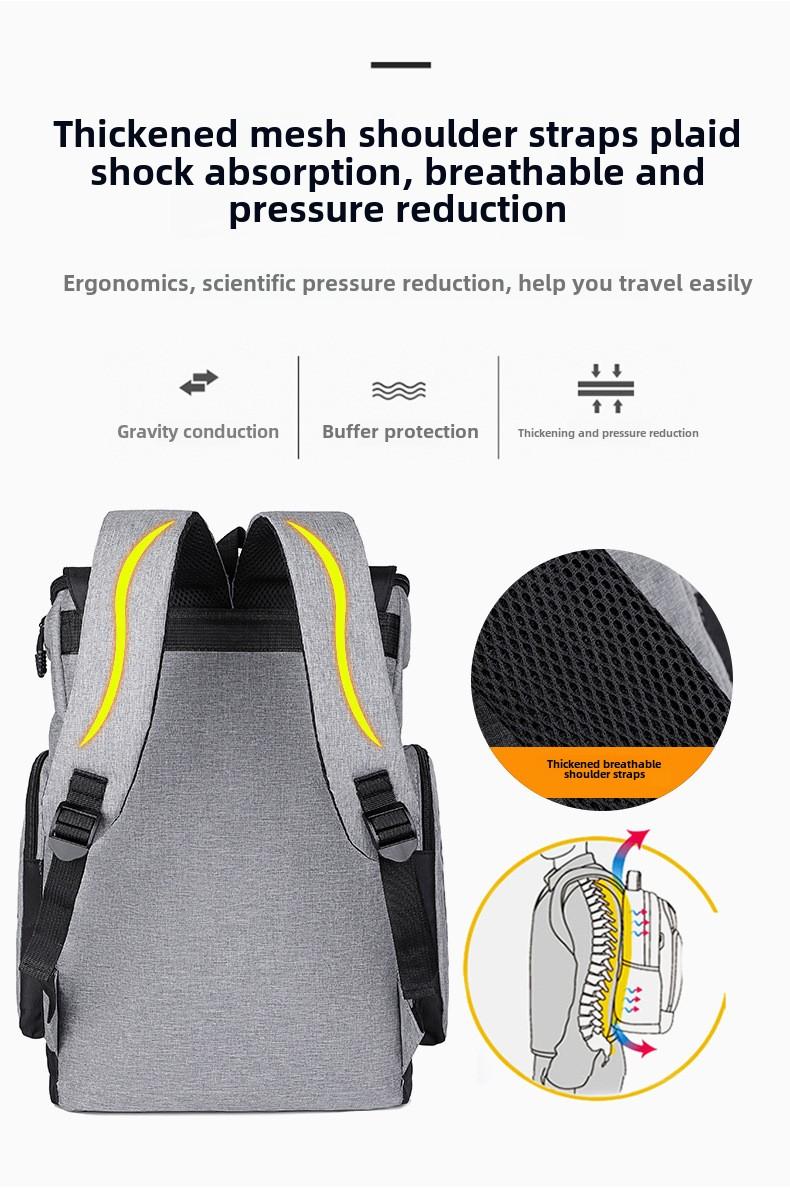 Product Introduction of Spacious Men's Backpack: Ideal for Casual Trips, Travel, and Carrying Laptops - Perfect School Bag for Middle, High School, and College Students 8