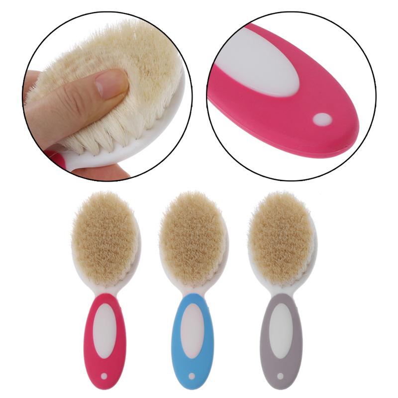Product Introduction of Newborn Baby Natural Boys Girls Soft Wool Hair Brush for Head Comb Infant for Head Massager Portable Bath Brush Comb For 34