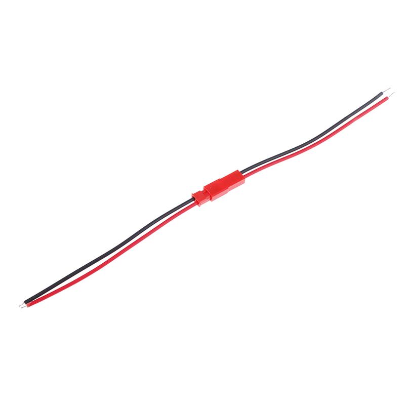 10 Cặp Đầu Nối 2 Chân, Cáp Cắm Jst Đực Và Cái, Dây 22 AWG Cho Pin Điều Khiển Từ Xa 8