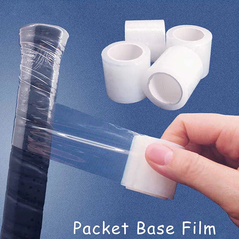 Waterproof Badminton Racket Overgrip Transparent Anti-sticking Towel Sweatband Priming Film Tennis Rackets Grip Backing Cushion