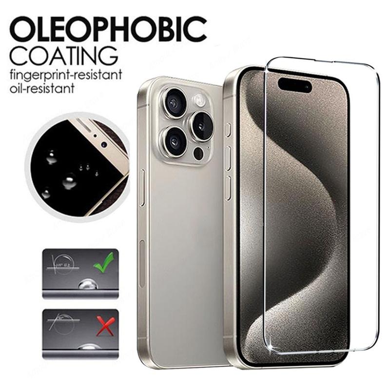Product Introduction of Kaca Bajaan Jelas, Set 3PC, Liputan Penuh, Sesuai untuk iPhone (16 Pro Max, 15 Pro Max, 16 Plus, 15, 14 Plus, 14, 13, 12, 11, Pro Max, 6, 6s, 7, 8 Plus, X, XS Max, XR, SE 2020), Pelindung Skrin, Sesuai untuk Filem, Putih 17