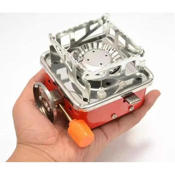 Bếp ga xếp gọn, Bếp Ga Mini gấp gọn du lịch dã ngoại, cắm Trại đa chức năng tiện lợi Camping bepgas  mini