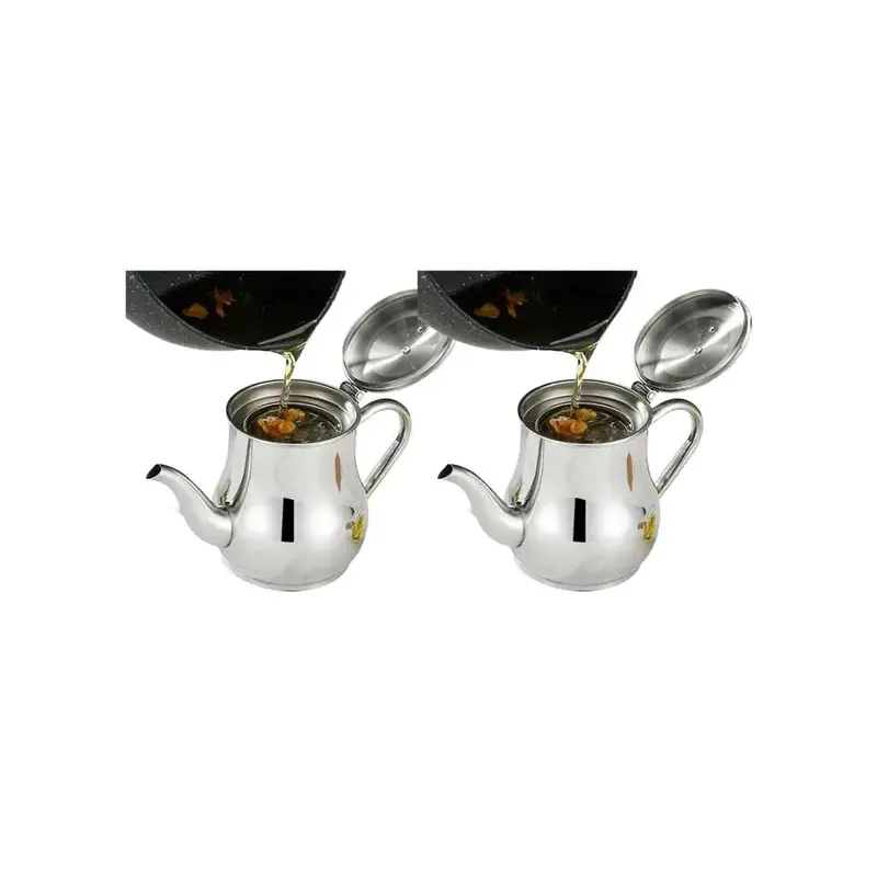 Stainless Steel Oil Filter Pot, 1 Piece Stainless Steel Oil Strainer Pot, Oil Pot with Filter, Kitchen Utensils & Gadgets for Home Use 6