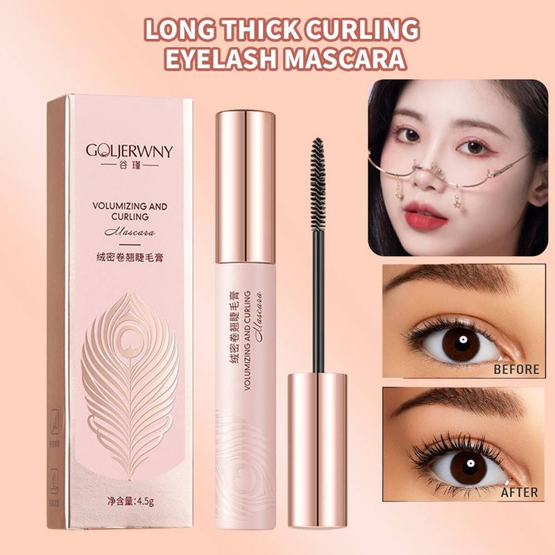 Product Introduction of Gu Jin Natural Curling Mascara Velvet Dense Curling Natural Lasting Styling Not Easy To Simmy Not Easy To Take Off Makeup Eye Makeup Mascara Fiber-filled 18