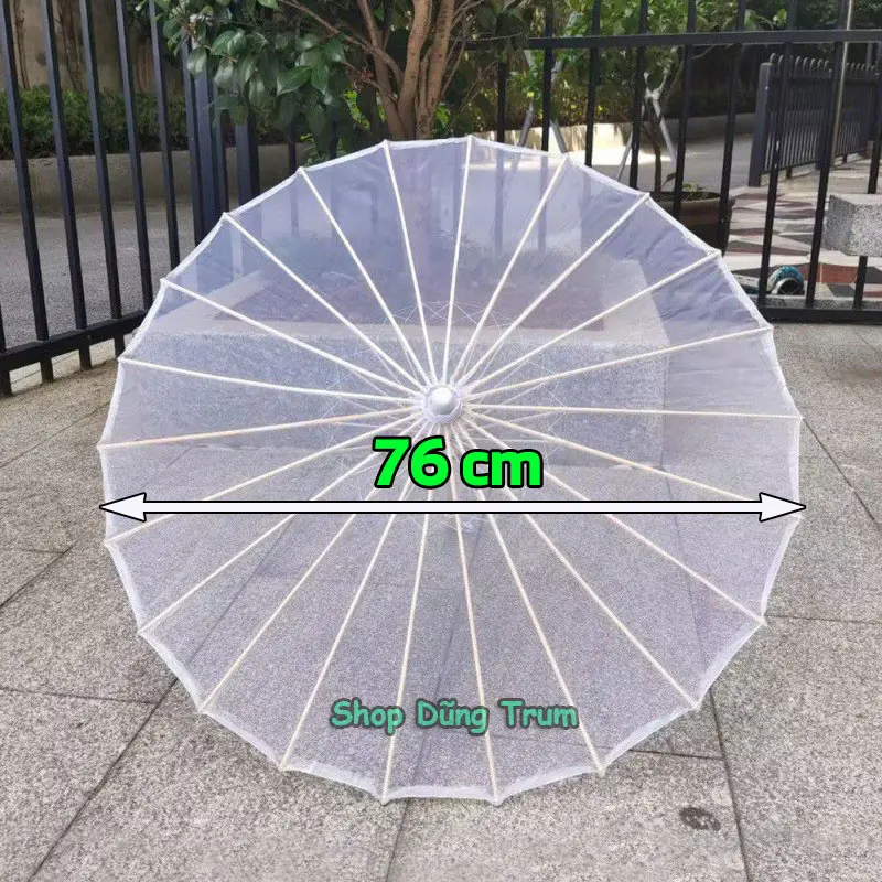 Ô cổ trang trong suốt trang trí biểu diễn chụp ảnh cổ trang 2