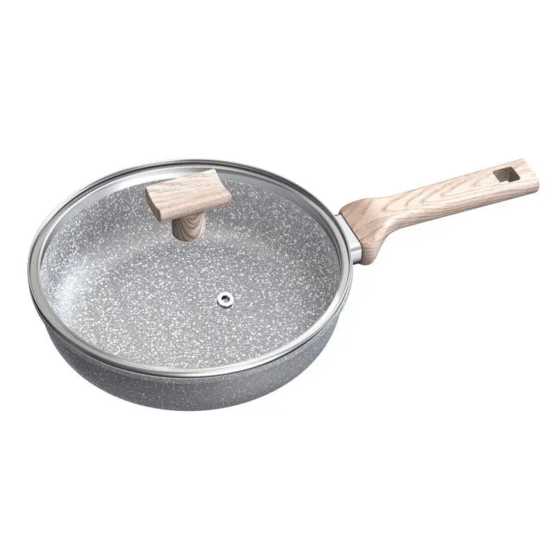 Chảo Rán Bằng Đá Y Tế Chảo Chống Dính, Gia Dụng, Đa Năng, Thích Hợp Để Làm Bánh Kếp, Bếp Cảm Ứng Và Bếp Gas, Thông Dụng, Để Làm Trứng Tráng, Bít Tết Và Các Món Nướng 4
