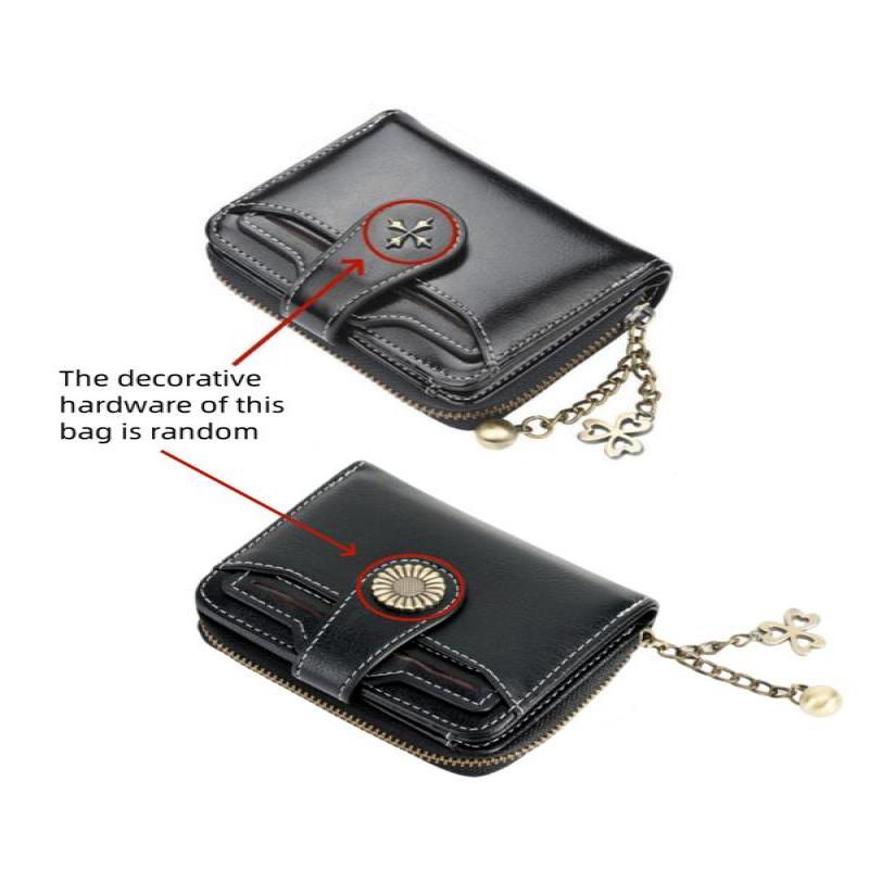 Women's Elegant Minimalist Short Wallet, All-match Trendy Mini Bifold Purse, Small Wallets, Gorgeous Card Holder for Daily Use As Birthday Gift, Girlfriend Gifts 7