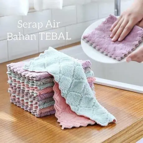 Kain Lap Piring / Kain Lap Tangan / Kain Lap Dapur - random Cleaning 0