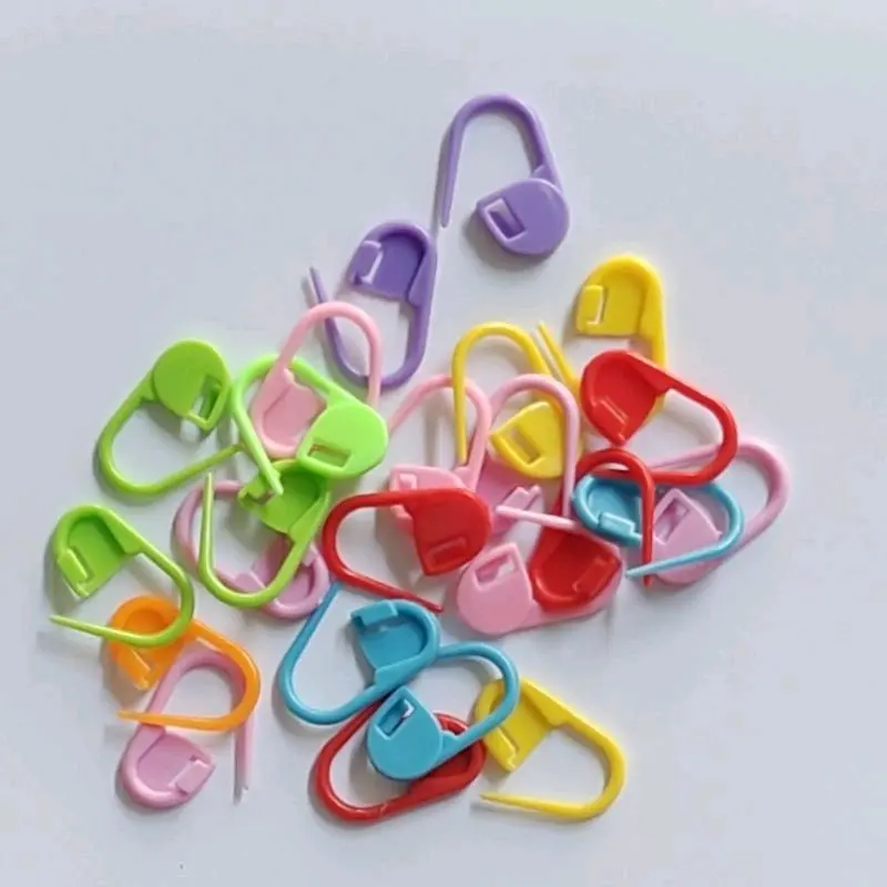 Peniti Hijab Plastik Rainbow / Peniti Plastik Warna Warni Panjang Muslim Panjang Muslim