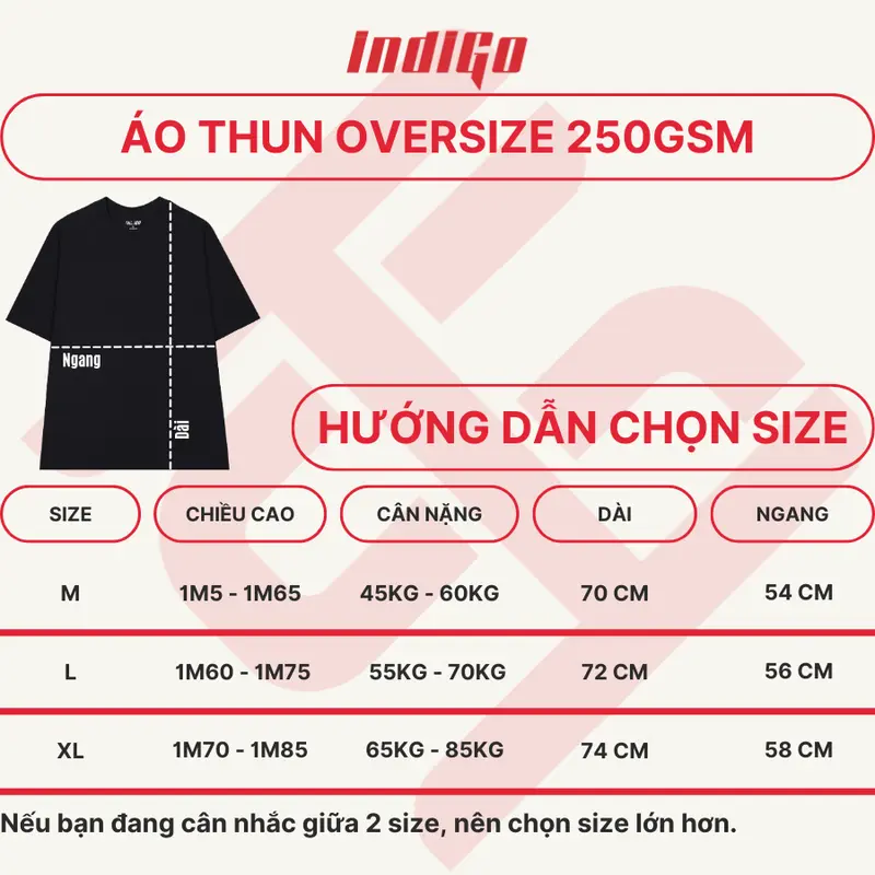 Áo thun unisex INDIGO RB chất liệu cotton 250gsm, áo phông nam nữ oversize cổ tròn TS014 Menswear Đen 8