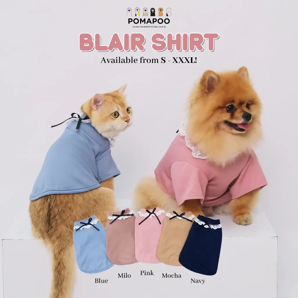 Pomapoo - Baju Kucing dan Baju Anjing Blair Shirt