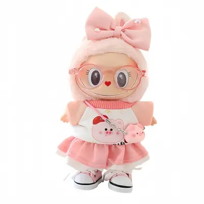 Labubu Clothes Set Labu Clothes Designe Doll Clothes 17cm, 3-Piece Luxuy Chic Clothes For Labubu