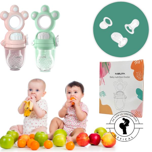 Túi nhai ăn dặm, túi tập nhai ăn dặm cho bé an toàn và tiện lợi