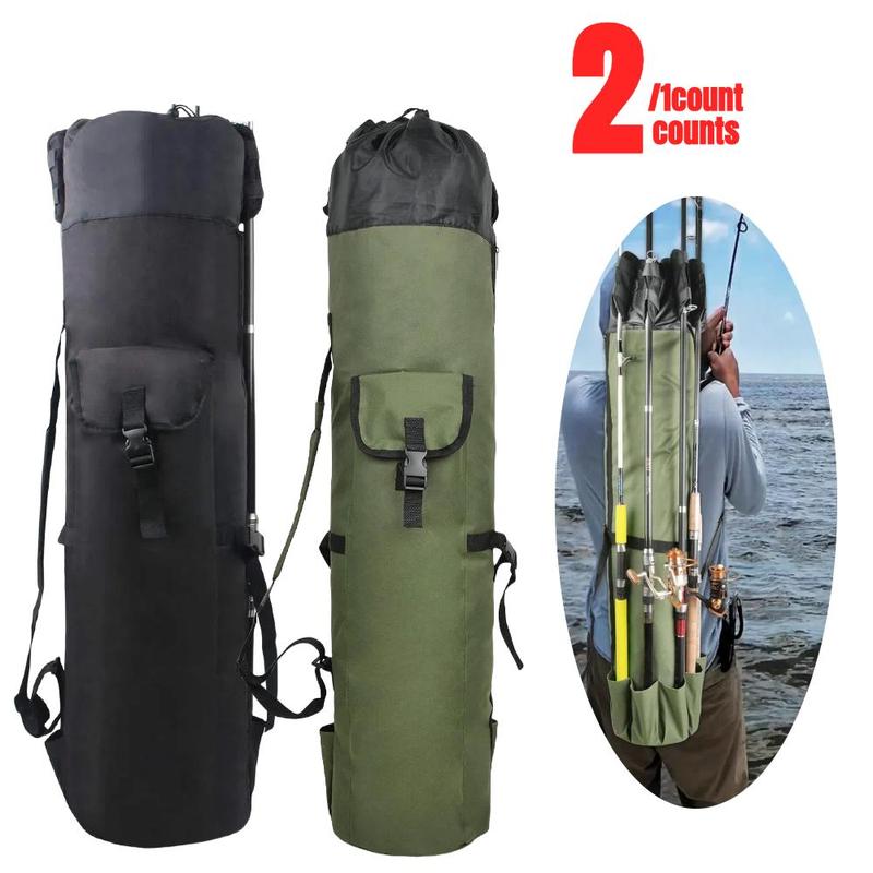 Product Introduction of Outdoor Cylinder Fishing Bag, Portable Fishing Rod Storage Bag, Multifunctional Fishing Rod Bag, Fishing Gear Storage Bag 0
