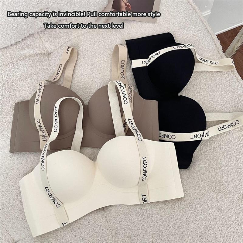 Áo Lót Liền Mạch Dây Đeo Chữ Chữ Gợi Cảm, Kiểu Dáng Gợi Cảm Dễ Thương Bra, Thiết Kế Lưng Đẹp Kiểu Hàn Quốc, Quần Lót Nữ Hở Lưng, Phần Trên Mỏng Và Phần Dưới Dày Hỗ Trợ Áo Ngực Chống