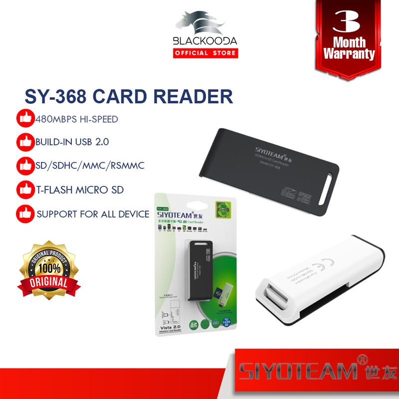 SIYOTEAM Lecteur De Carte Mémoire USB 5-en-1 - MicroSD, MiniSD, Etc.