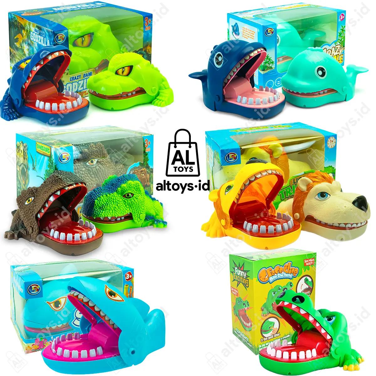 ANEKA MAINAN GAME SERU MAINAN BUAYA GIGIT / CAPLOK BUAYA / BITE THE HAND CROCODILE Toys