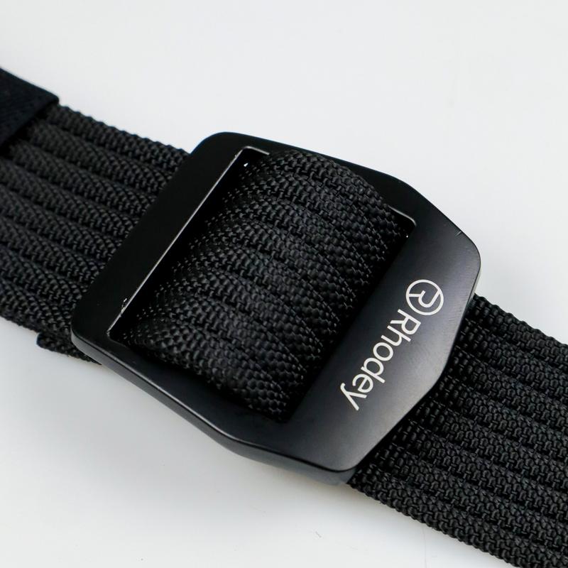 Rhodey Sabuk Pria Ikat Pinggang Tactical Nylon Aluminium Alloy Tebal Tali Gesper Metal F107 Belt 6