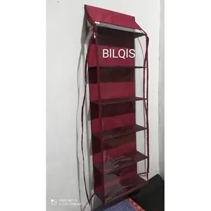 RAK TAS GANTUNG POLOS JUMBO PAKAI RESLETING KANAN KIRI ALAS TRIPLEK