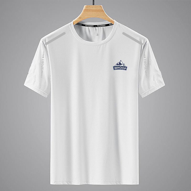 Product Introduction of Ice Silk Summer Quick Dry Clothes Men'S Short Sleeves Comfortable Casual T-Shirt Large Size Summer Relaxed Breathable Trend 23