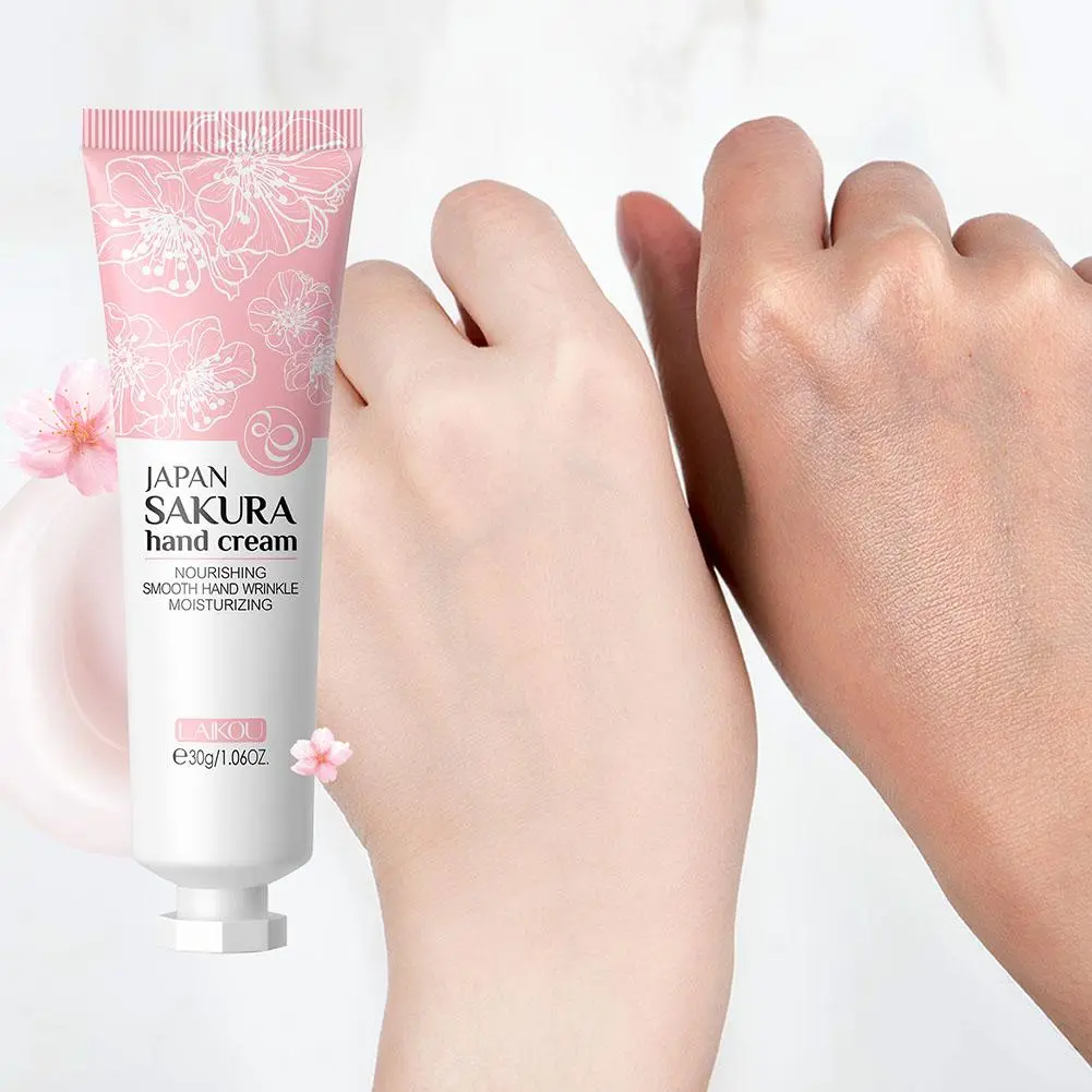 Kem Dưỡng Da Tay, Hương Hoa Anh Đào, Dưỡng Ẩm, Không Nhờn, 30g, Sakura