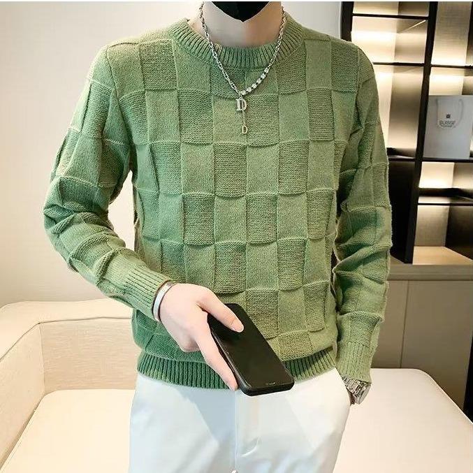 Áo Len Nam Cổ Tròn Kiểu Dáng Sweater Phong Cách Hàn Quốc AL65 Menswear