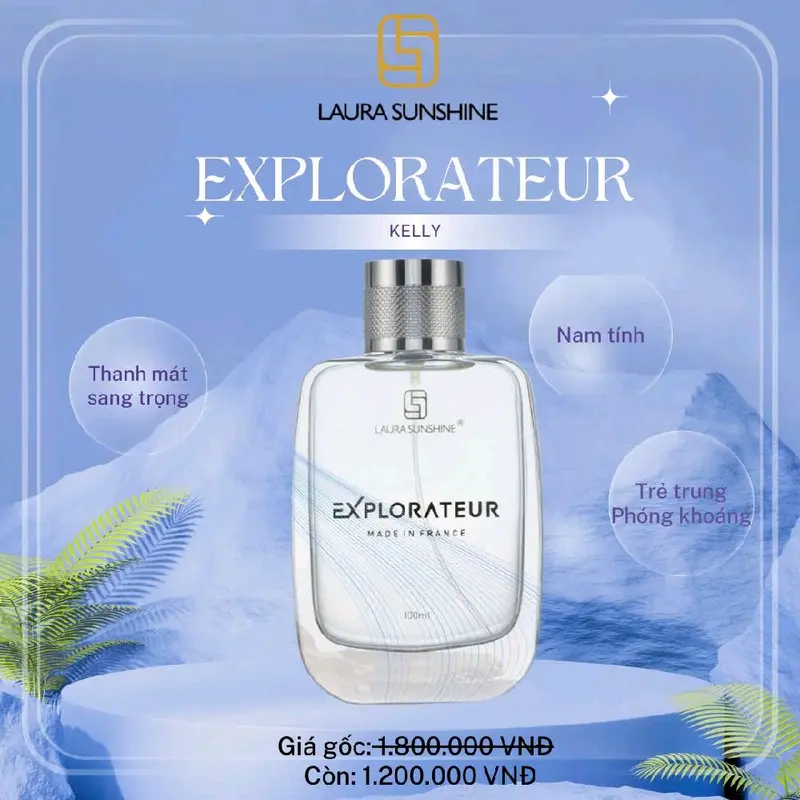 [QUÀ TẶNG]Nước hoa Nhật kim anh Nam no.04 Nam chai 100ml Explorateur xịt thơm lưu hương đến 48 tiếng 8