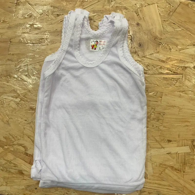 (6Pcs) Singlet Kaos Dalam Daishin Anak Putih Murah Grosir 1