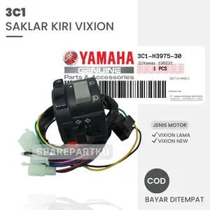 3C1 SAKLAR KIRI VIXION NEW OLD LAMA NVA NVL PNP NMAX, LEXI, CBR, MEGAPRO, TIGER / SAKLAR SEN KIRI VIXION / SAKLAR SEIN VIXION / HOLDER TOMBOL HOLDER KLAKSON / SAKELAR LAMPU DIM DIMMER / HANDEL REM / TOMBOL SAKLAR VIXION / SWITCH SET ON OFF