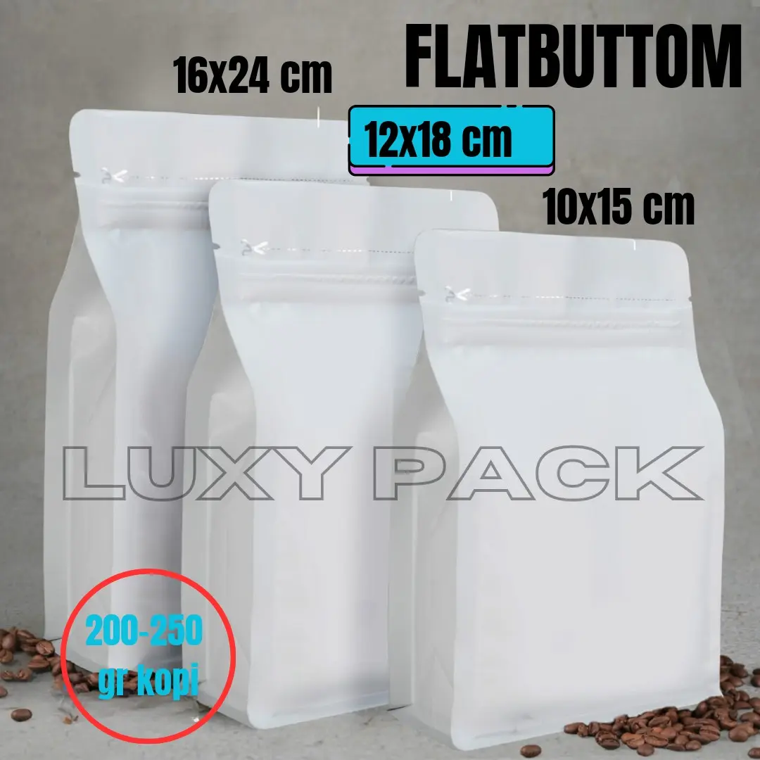 KEMASAN KOPI 250 GRAM FALTBUTTOM METALIZED (ISI 50)